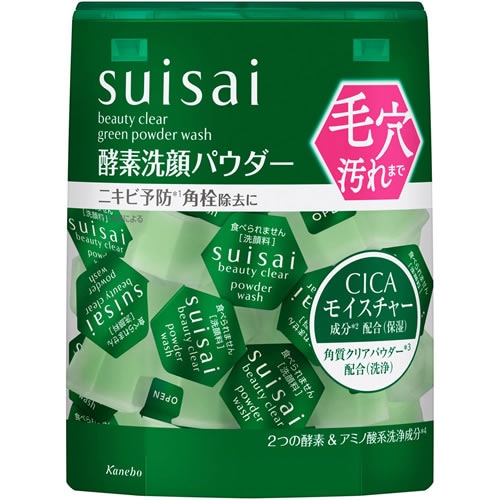 スイサイ　ビューティクリア　グリーン　パウダーウォッシュ　【0.4ｇ×32個】(カネボウ)　