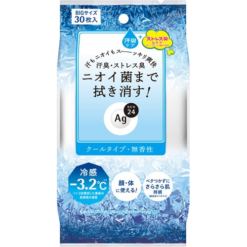 エージーデオ２４　クリアシャワーシートｎ（クール）　【30枚入】(ファイントゥデイ)　