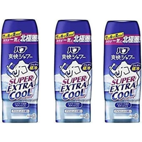 【数量限定特価】【3個セット】バブ 爽快シャワー スーパーエクストラクールジェル　( 210g )　(花王)