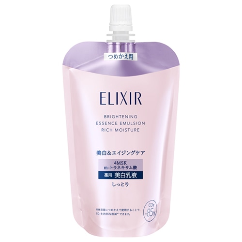 資生堂　エリクシール ホワイト　ブライトニング　エマルジョン　しっとりタイプ　ca　（つめかえ用）　【110mL】(資生堂)　