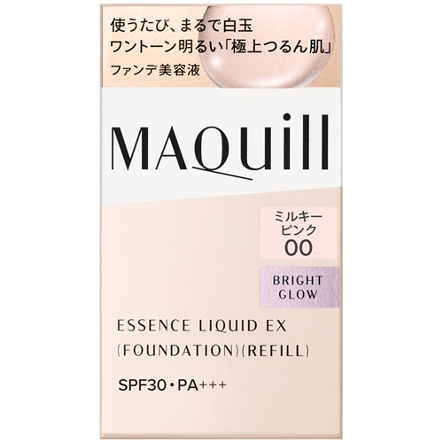 資生堂　マキアージュ　エッセンスリキッド　EX　ブライトグロウ　ミルキーピンク00　（レフィル）　【24mL】(資生堂)　