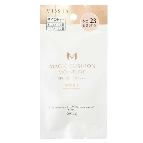 ミシャ　MISSHA　M　クッション ファンデーション　モイスチャー　レフィル　No.23　自然な肌色(MISSHA)　