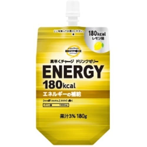 トップバリュ　素早くチャージドリンクゼリー エナジー180 レモン味　【180g×24個】(TOPVALU)