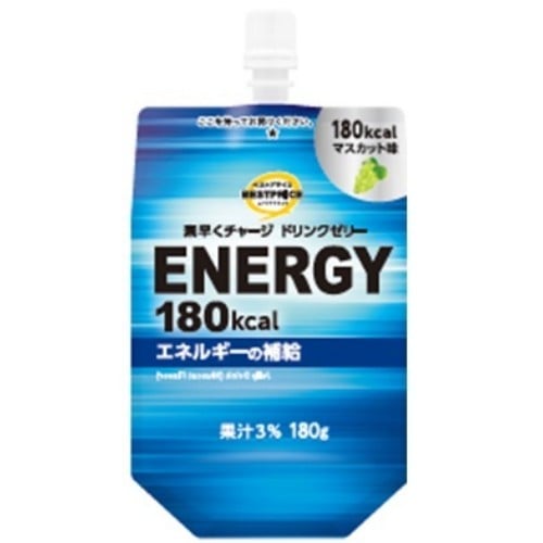 トップバリュ　素早くチャージドリンクゼリー エナジー180 マスカット味　【180g×24個】(TOPVALU)