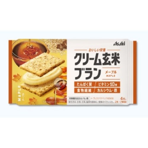 クリーム玄米ブラン メープル 【4枚入】(アサヒグループ食品)
