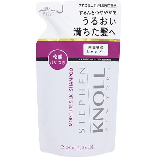 スティーブンノル モイスチュア シルク シャンプー つめかえ用　【380mL】(コーセー)