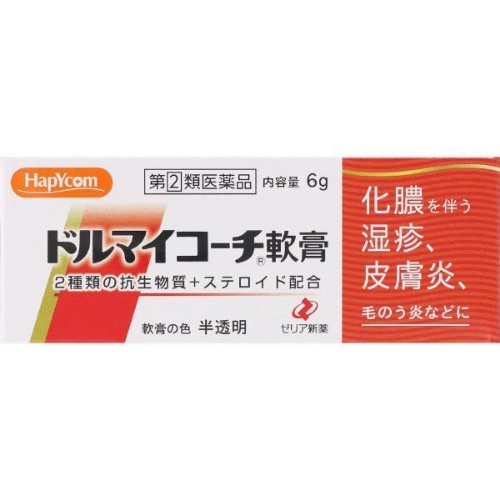 【第(2)類医薬品】ドルマイコーチ軟膏 【6g】(ゼリア新薬工業)