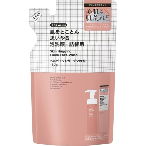 からだWelcia 肌をとことん思いやる泡洗顔 つめかえ用 【180g】(ウエルシア)
