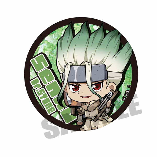 Dr.STONE 缶バッジ アニメシーン 石神千空 あさぎりゲン 大木大樹 羽京