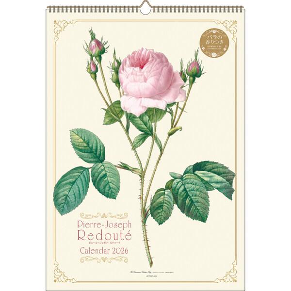 雑貨 2026年 ルドゥーテカレンダー(壁掛け) ばらの香り付 | 雑貨
