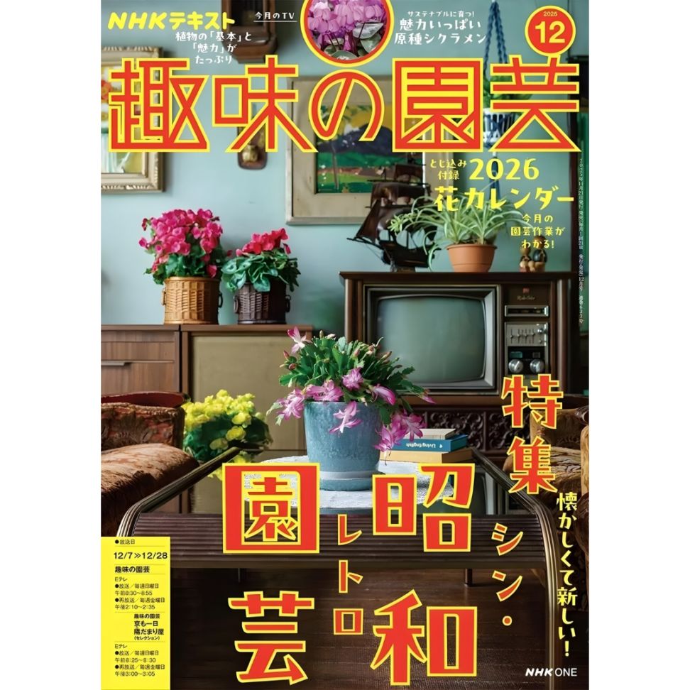 書籍 送料無料 NHK 趣味の園芸 2025年 12月号 最新号 | 書籍 | コマツ