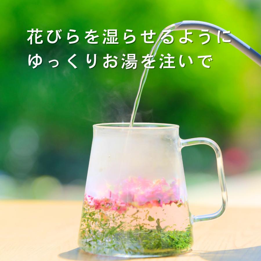ガラスポット ミニ 手軽に使える ふたがフィルターに ローズティーに