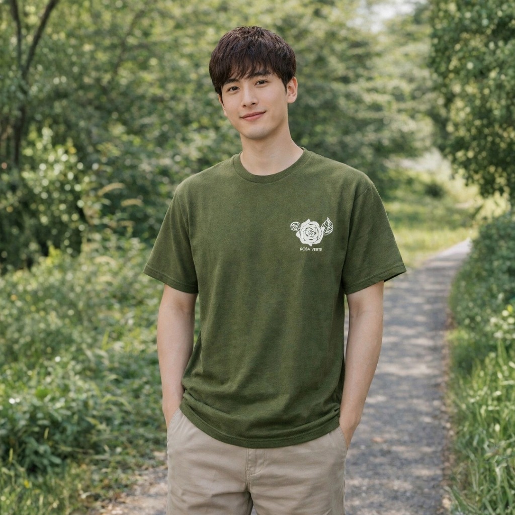ガーデニングTシャツ コマツガーデン オリジナル Tシャツ オリーブ
