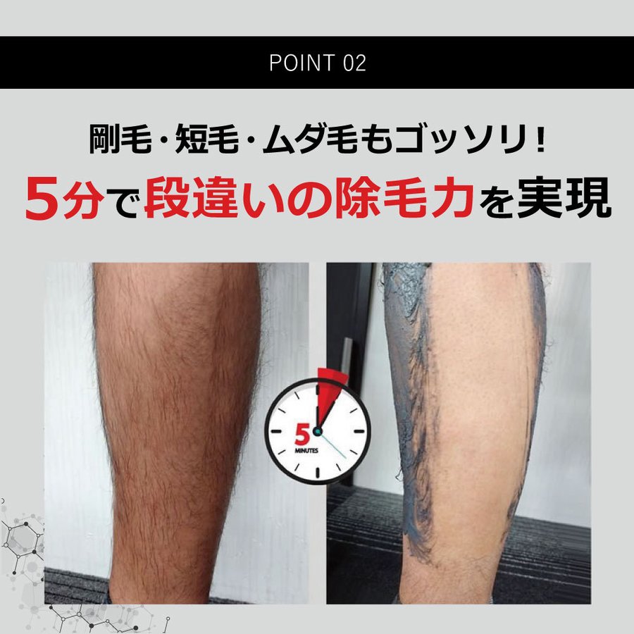 除毛剤 除毛クリーム 簡単除毛 ムダ毛処理 わき すね毛 VIO デリケートゾーン 薬用炭入り 低刺激 ロッキー ブラック 除毛クリーム 200g 【医薬部外品】