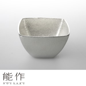 能作 小鉢 - 四角 錫100% 501030｜家具・インテリアの米三