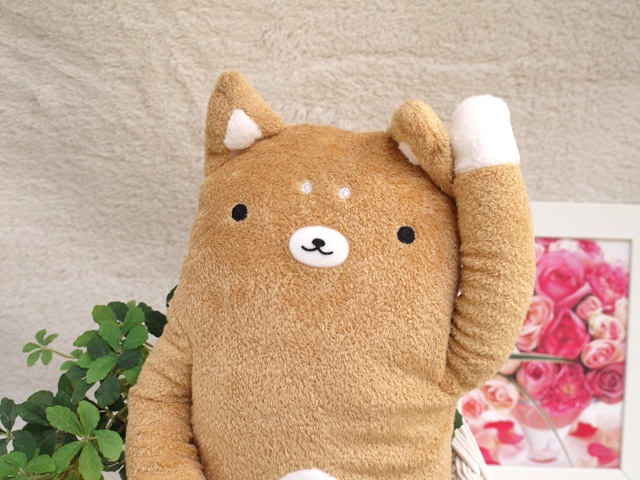 フモフモさん わふ（薄茶・L） 柴犬 イヌ 犬 ぬいぐるみ ふもふもさん