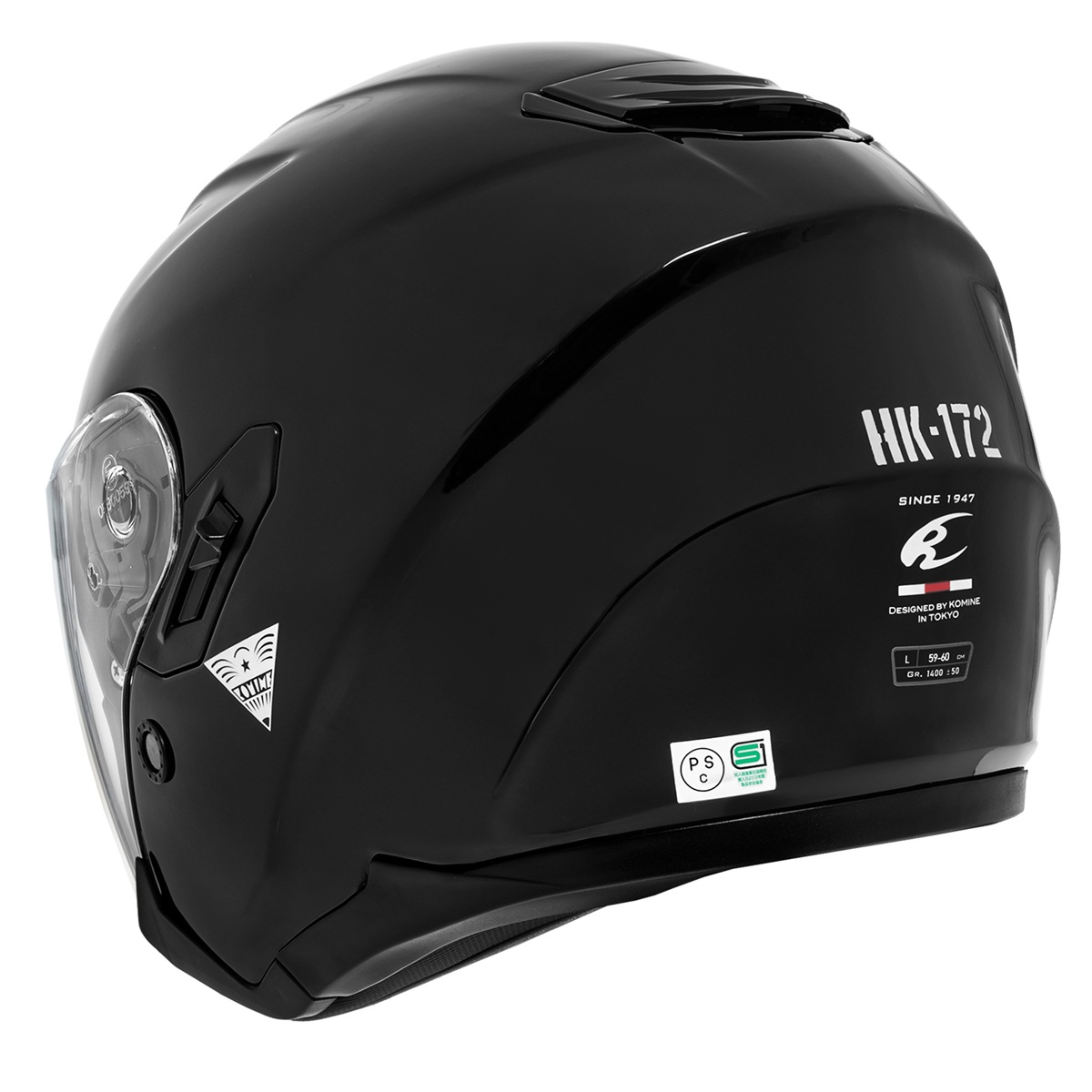 KOMINE HK-172 FL ジェットヘルメット Matt black コミネ公式】HK-172 FL コンポジット FRP ジェットヘルメット | KOMINE