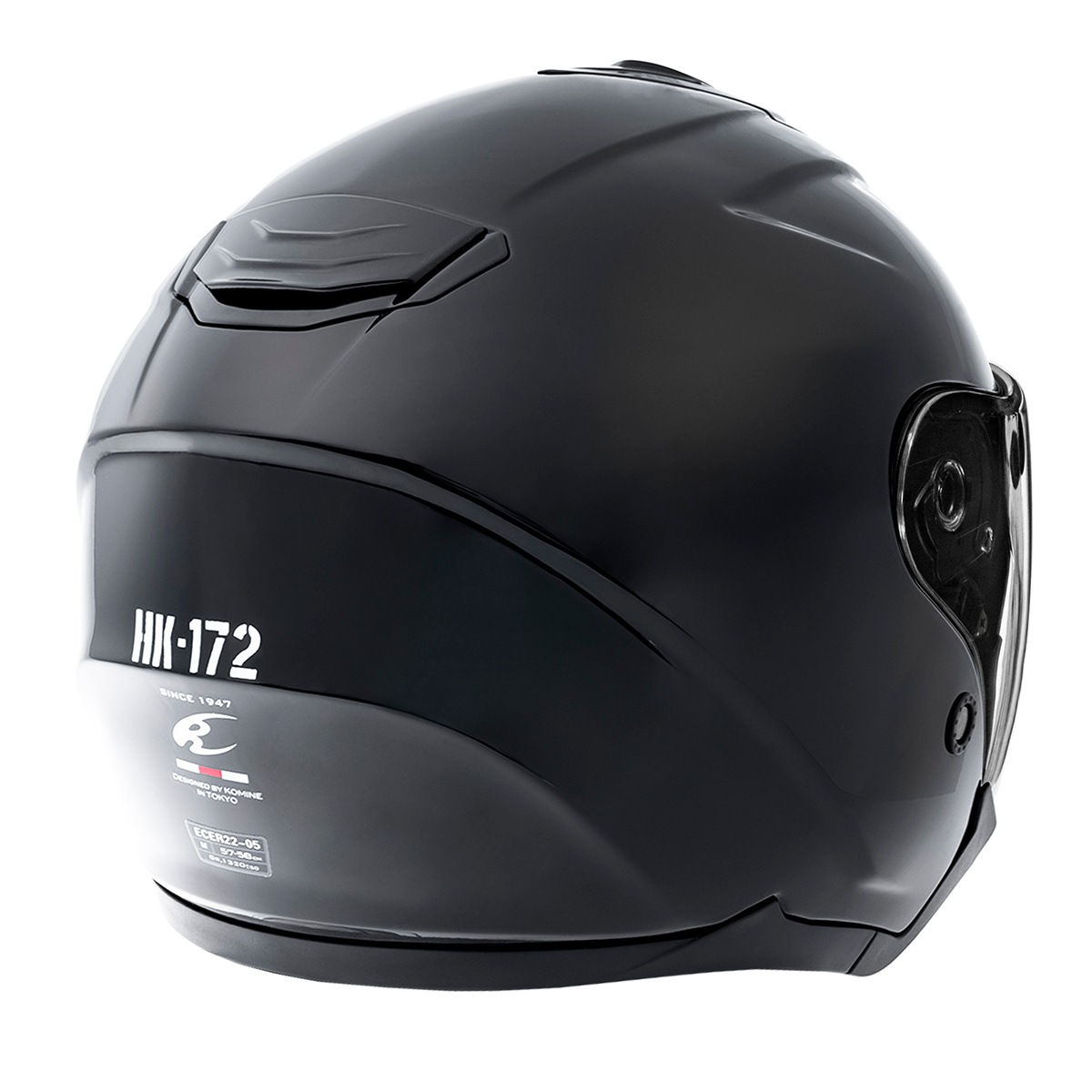HK-172 FL Jet Helmet マットブラック Mサイズ コミネ公式】HK-172 FL コンポジット FRP ジェットヘルメット