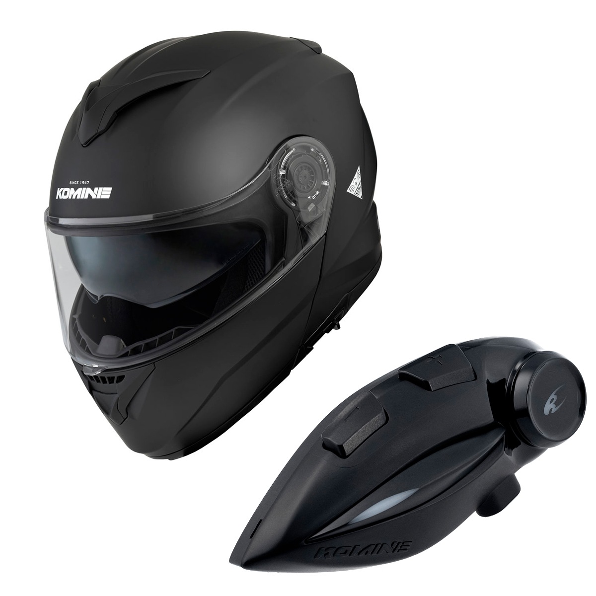 KOMINE ヘルメット グレー HK-171 FL コミネ HK-171 FL システムヘルメット ガンメタル : PAPAマート