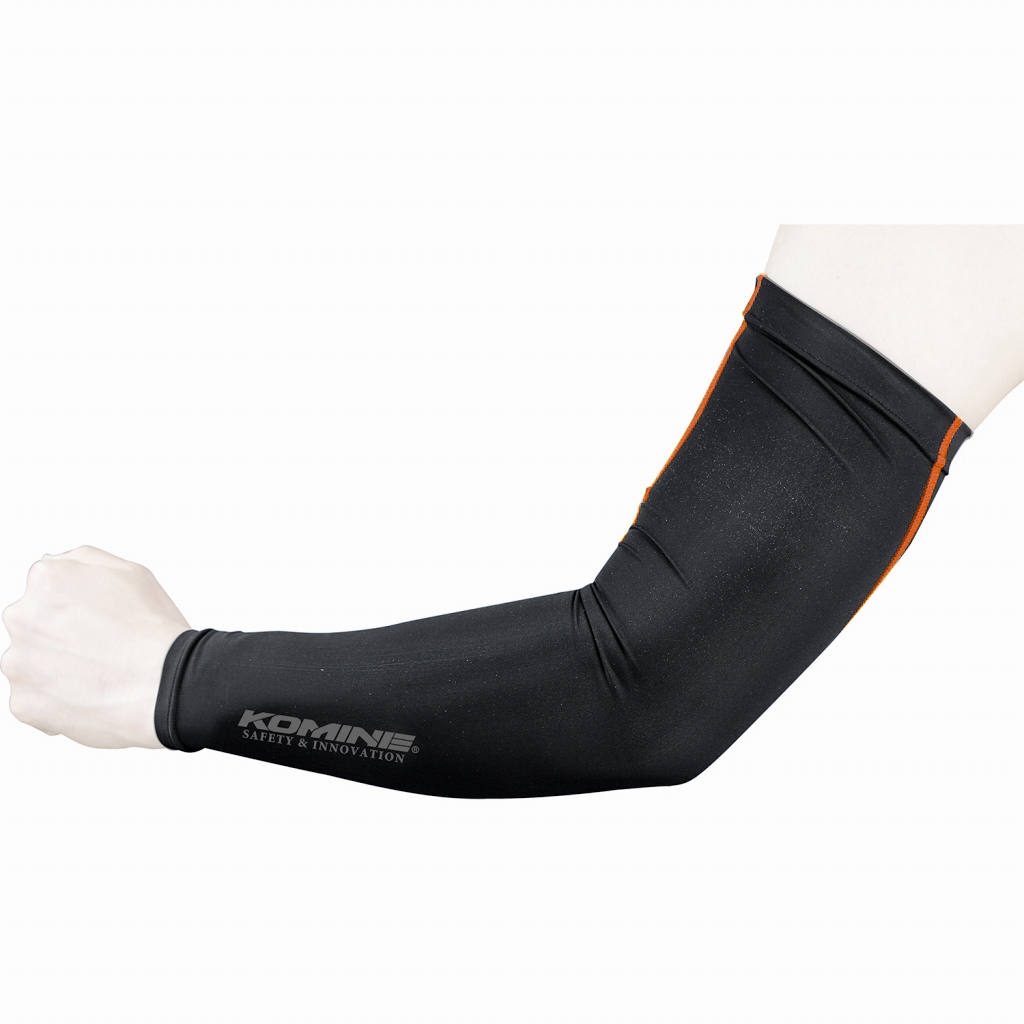 【試着のみ】ESMOK tops 黒 コミネ公式】AK-313 クールコンプレッションアームカバー | KOMINE