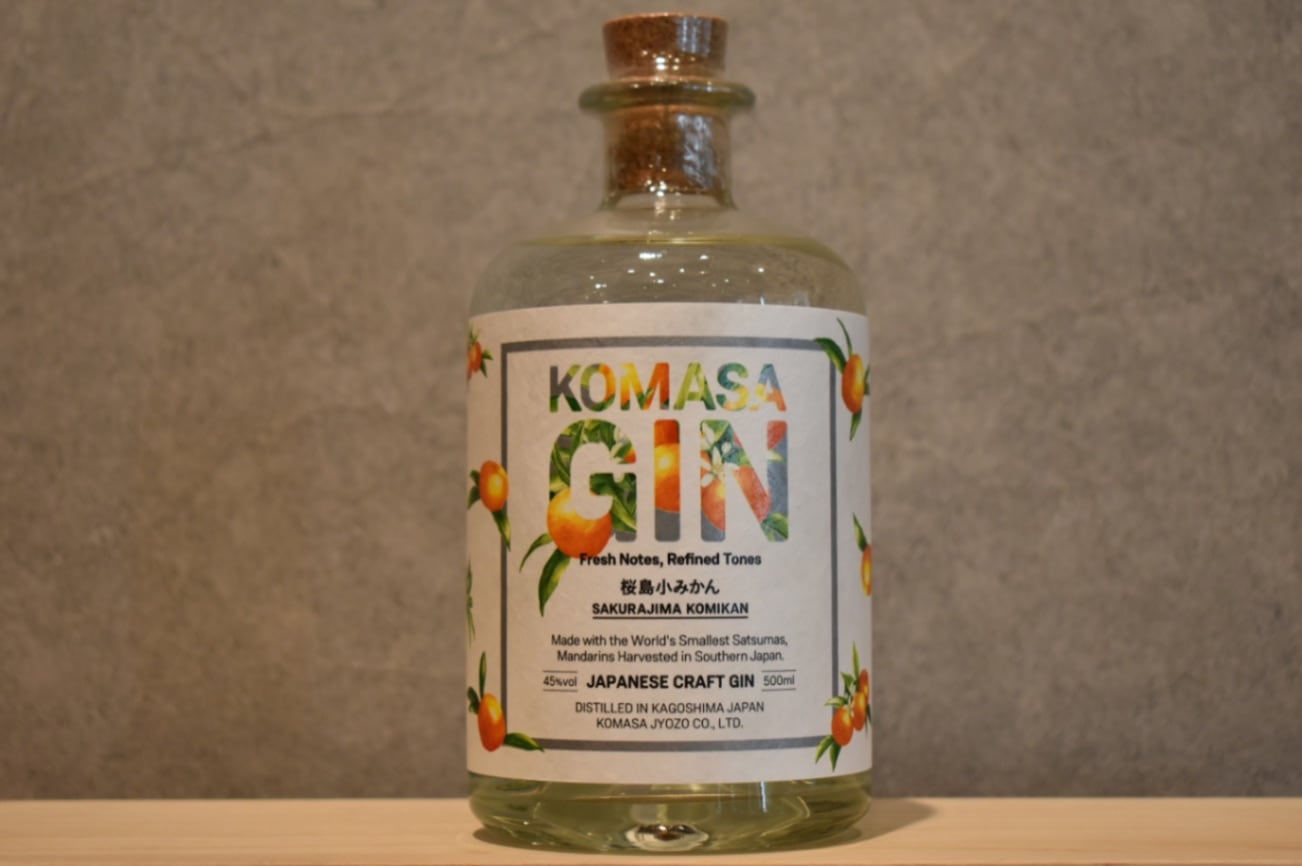 ◆ KOMASA GIN 桜島小みかん 正規品 45.0% 500ml ◆