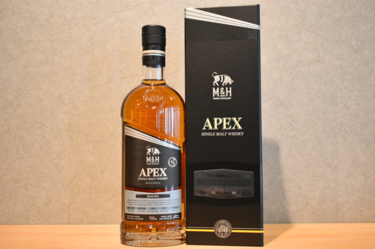 値下げ【新品未開封】M&H APEX シングルモルトウイスキー 700ml 蒸留所オフィシャルのシングルカスク！】M&H APEX SINGLE CASK