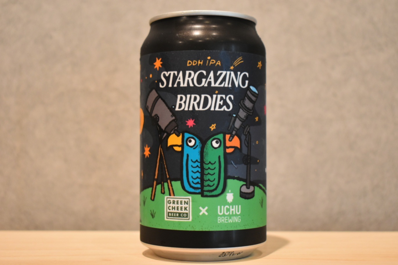 ◆ STARGAZING BIRDIES(GREEN CHEEK X UCHU) 350ml ◆