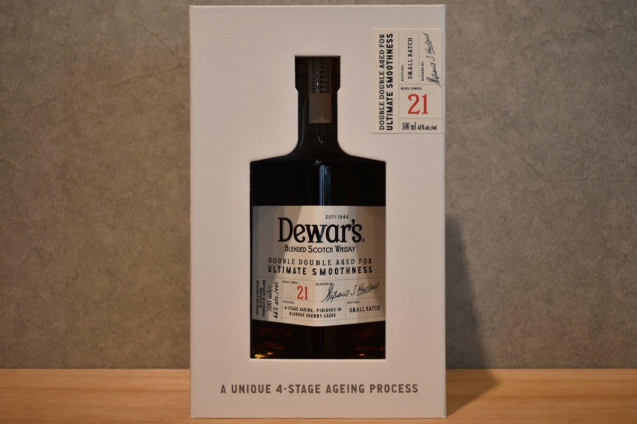 デュワーズ ダブルダブル 21年 正規品 46.0% 500ml｜こみや酒店 ONLINE