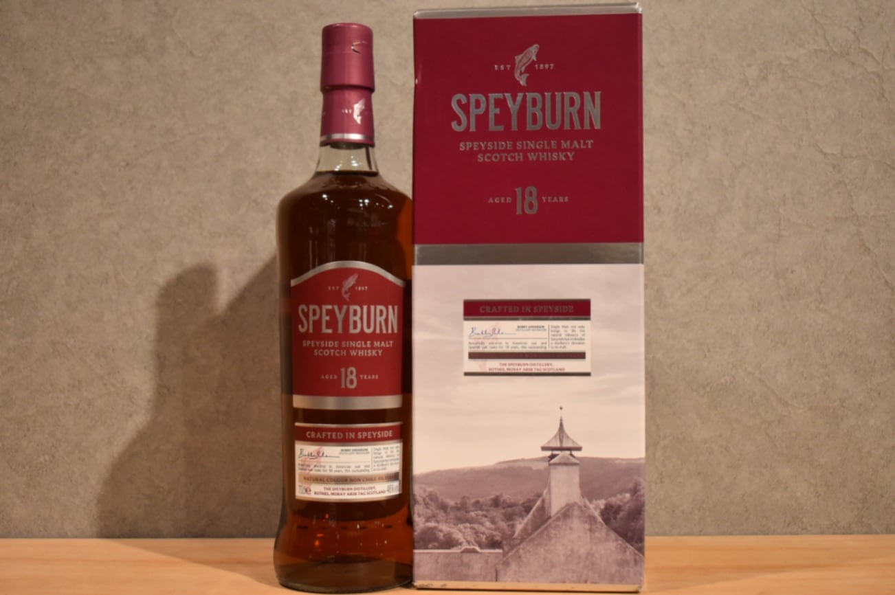 【新品】SPEYBURN 18年 スコッチウイスキー スペイバーン 18年 スペイサイド シングルモルト レビュー動画