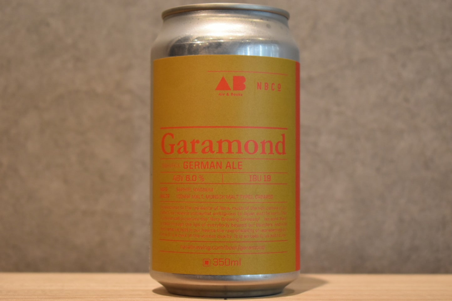 ◆ 奈良醸造 Garamond（ガラモン） 350ml ◆
