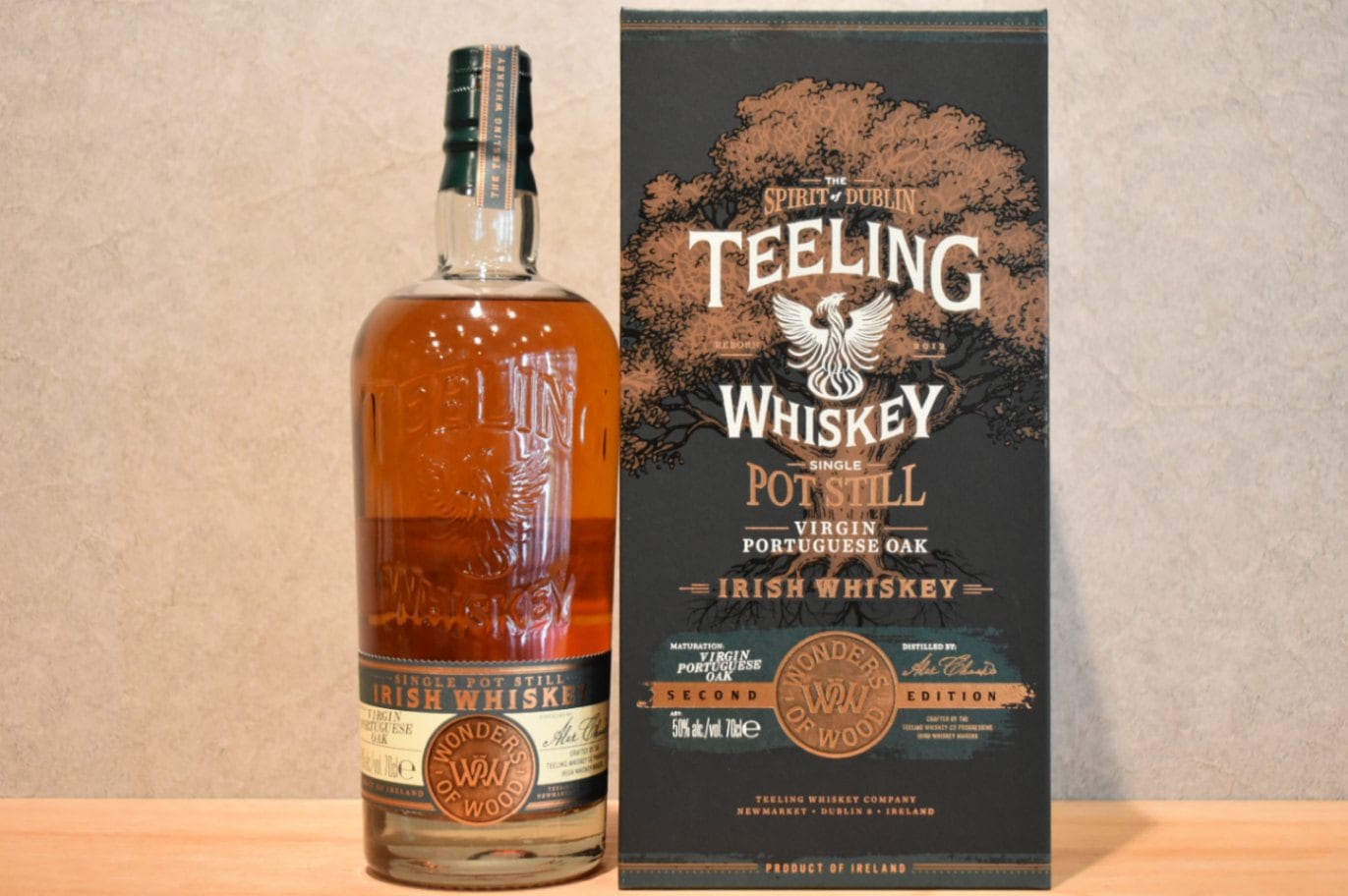 ◆ TEELING SINGLE POT STILL PORTUGUESE OAK 正規品 46.0% 700ml ◆