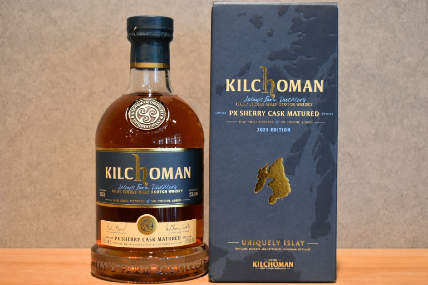 キルホーマン PXシェリーカスク 正規品 50.0% 700ml｜こみや酒店