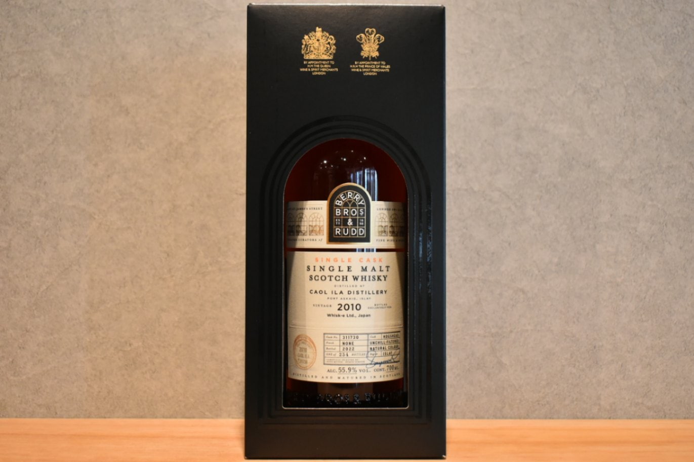 ◆ ベリーズ・オウン・セレクション BB&R カリラ 2010 11年 モスカテル樽後熟 正規品 55.9% 700ml ◆