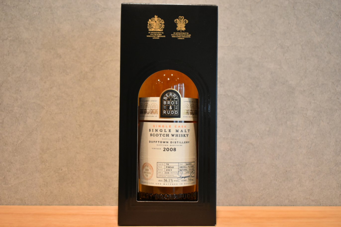 ◆ BB&R　ダフタウン 2008 15年 ピノーデシャラントカスク（フィニッシュ） 正規品 56.1% 700ml ◆