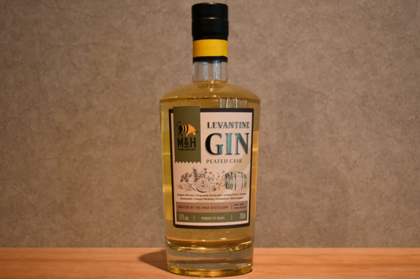 ◆ M&H レヴァント ジン ピーテッド カスク 正規品 50.0% 700ml ◆