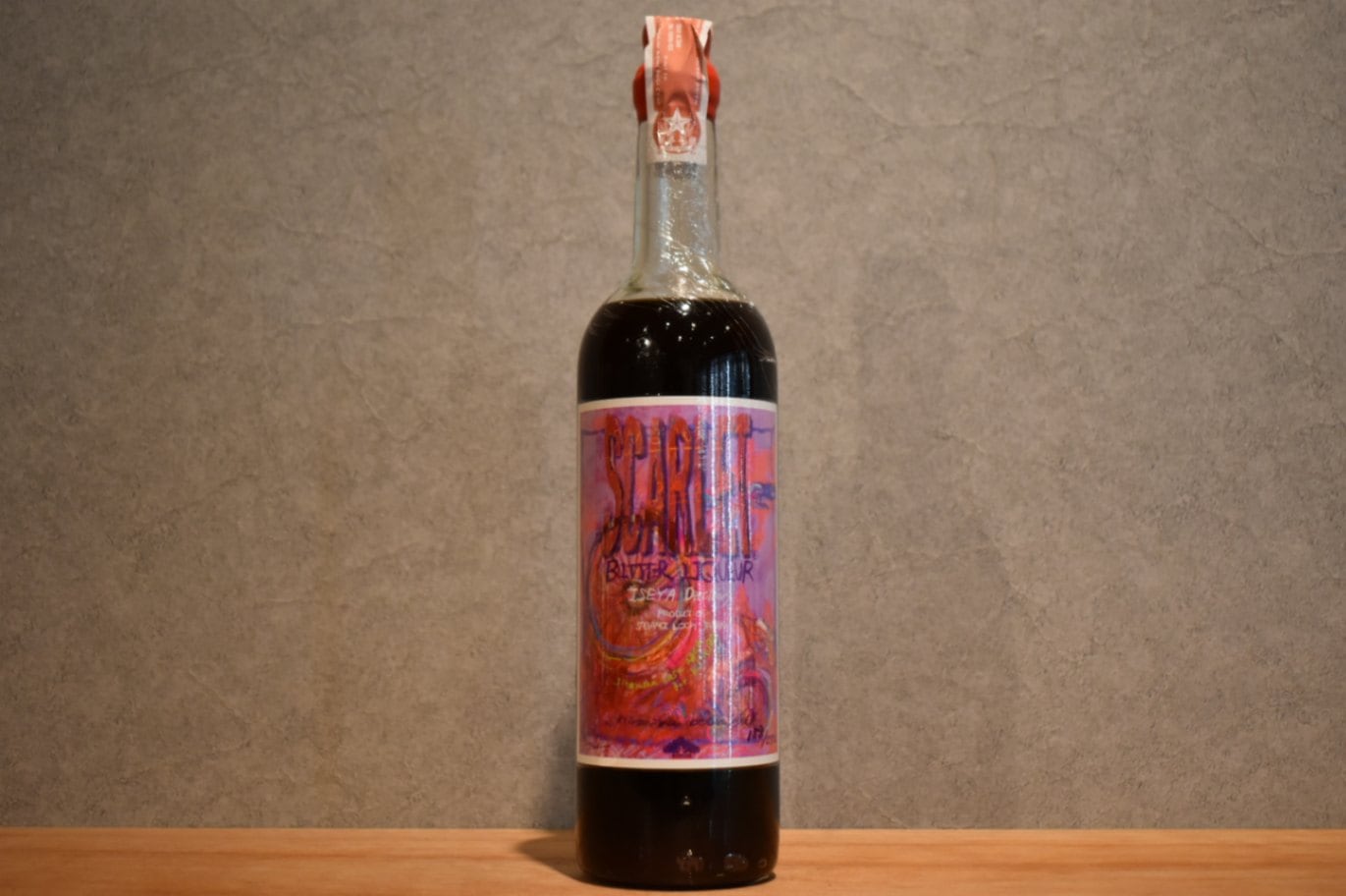 ◆ Single Cask SCARLET Bitter liqueur aged by自転車cask for KIMURA 正規品 28.0% 700ml ◆