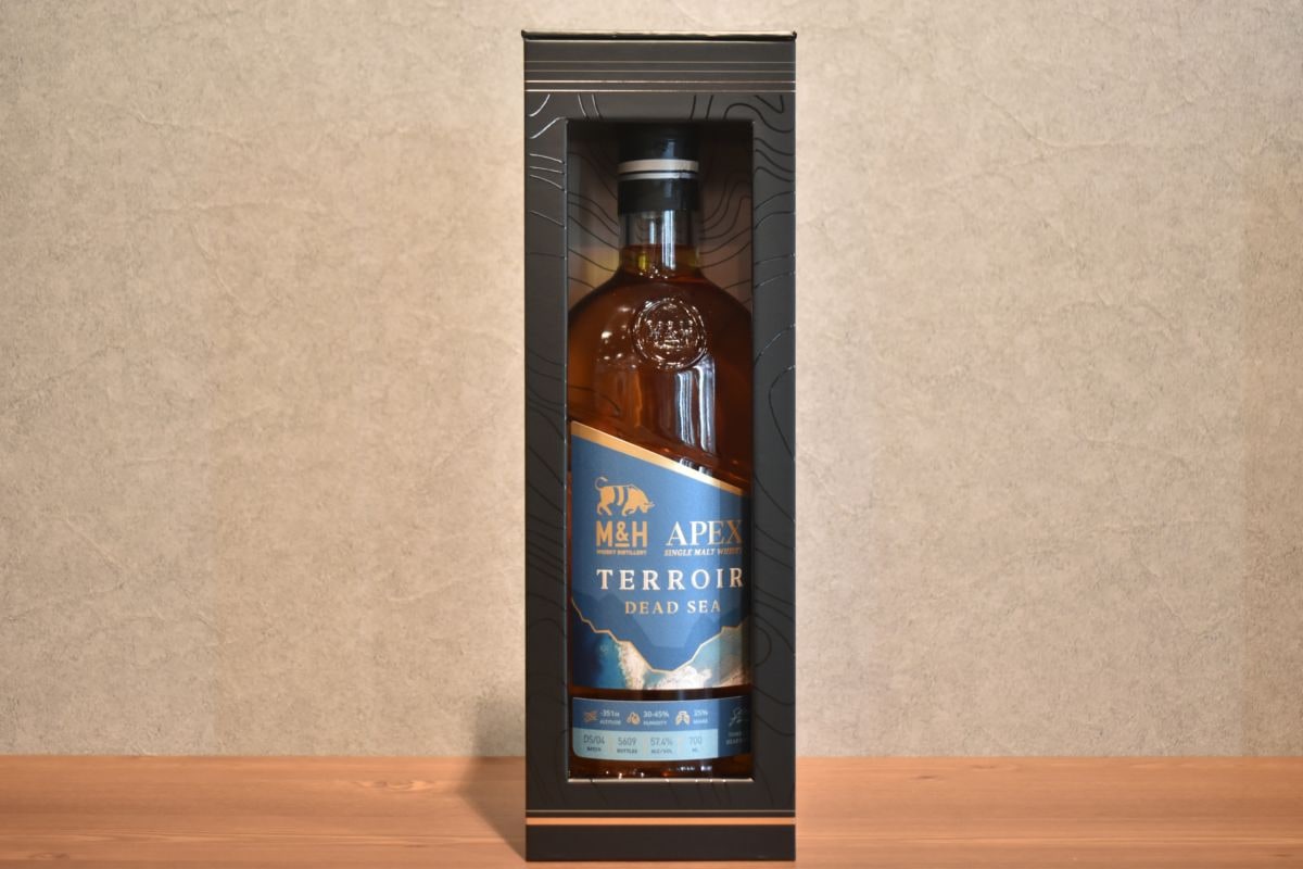 M&H APEX DEAD SEA シングルモルトウイスキー 700ml Apex Dead Sea Single Malt Whisky
