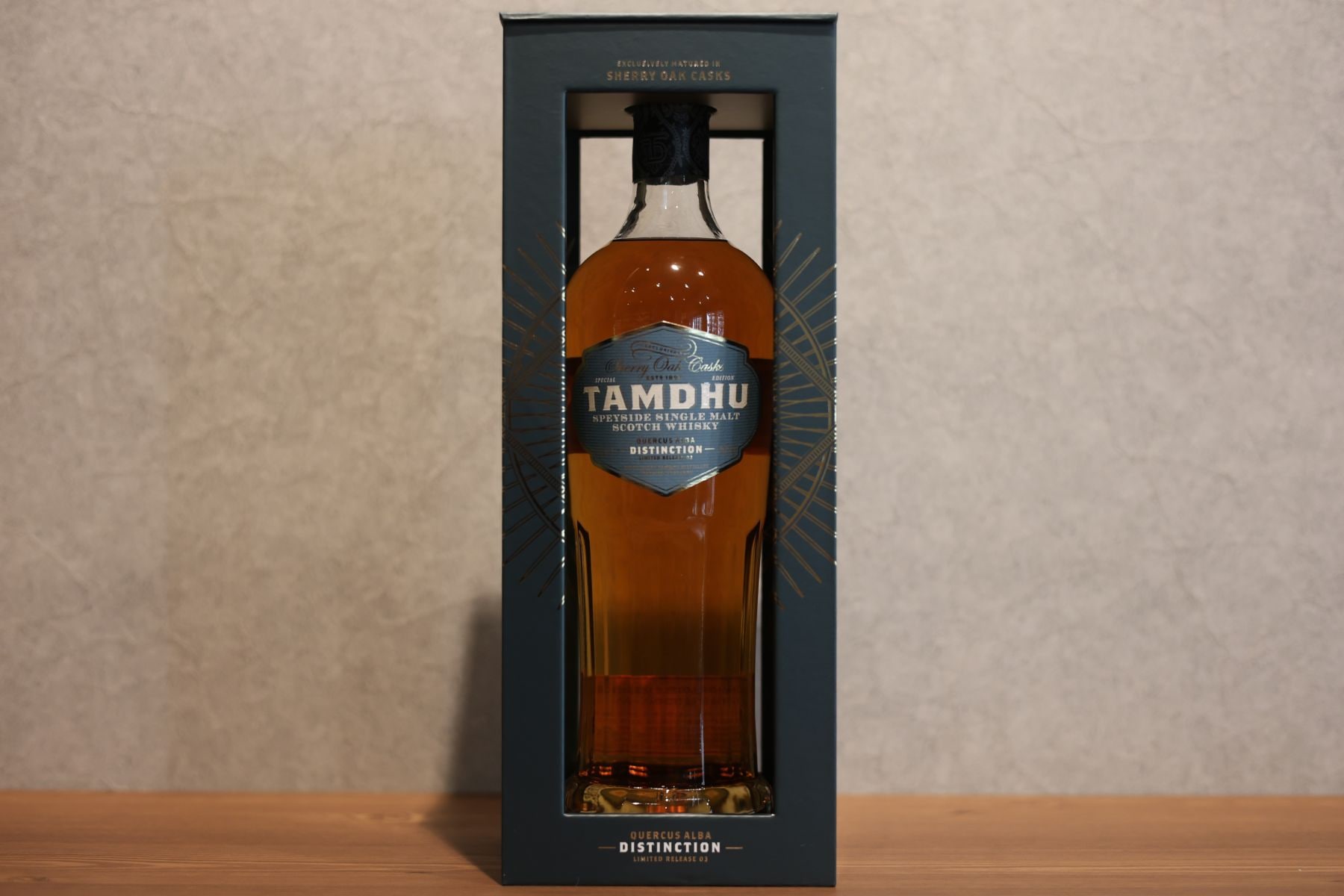 TAMDHU DISTINCTION No.3 QUERCUS ALBA AMERICAN OAK 1st FILL