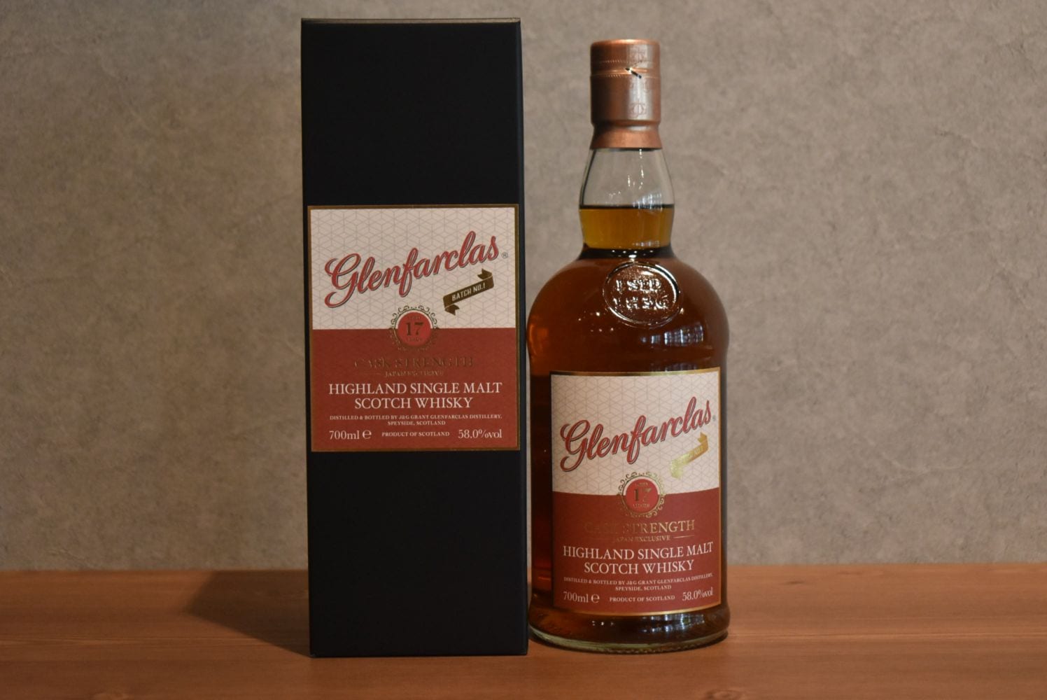 ◆  グレンファークラス17年　カスクストレングスバッチ1 正規品  58.0度  700ml ◆