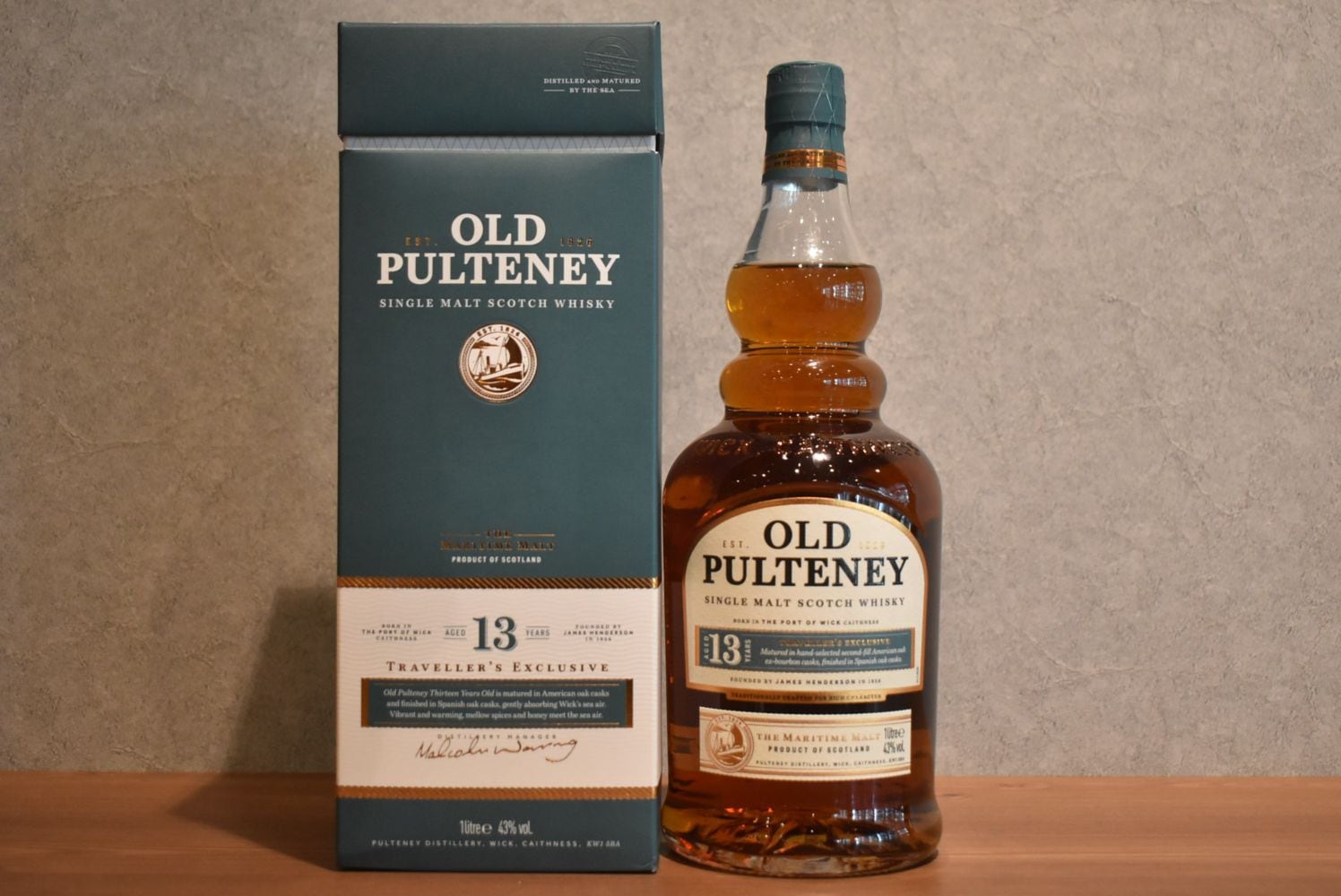 ◆ オールドプルトニー 13年 正規品 43.0% （外箱不良）1000ml ◆