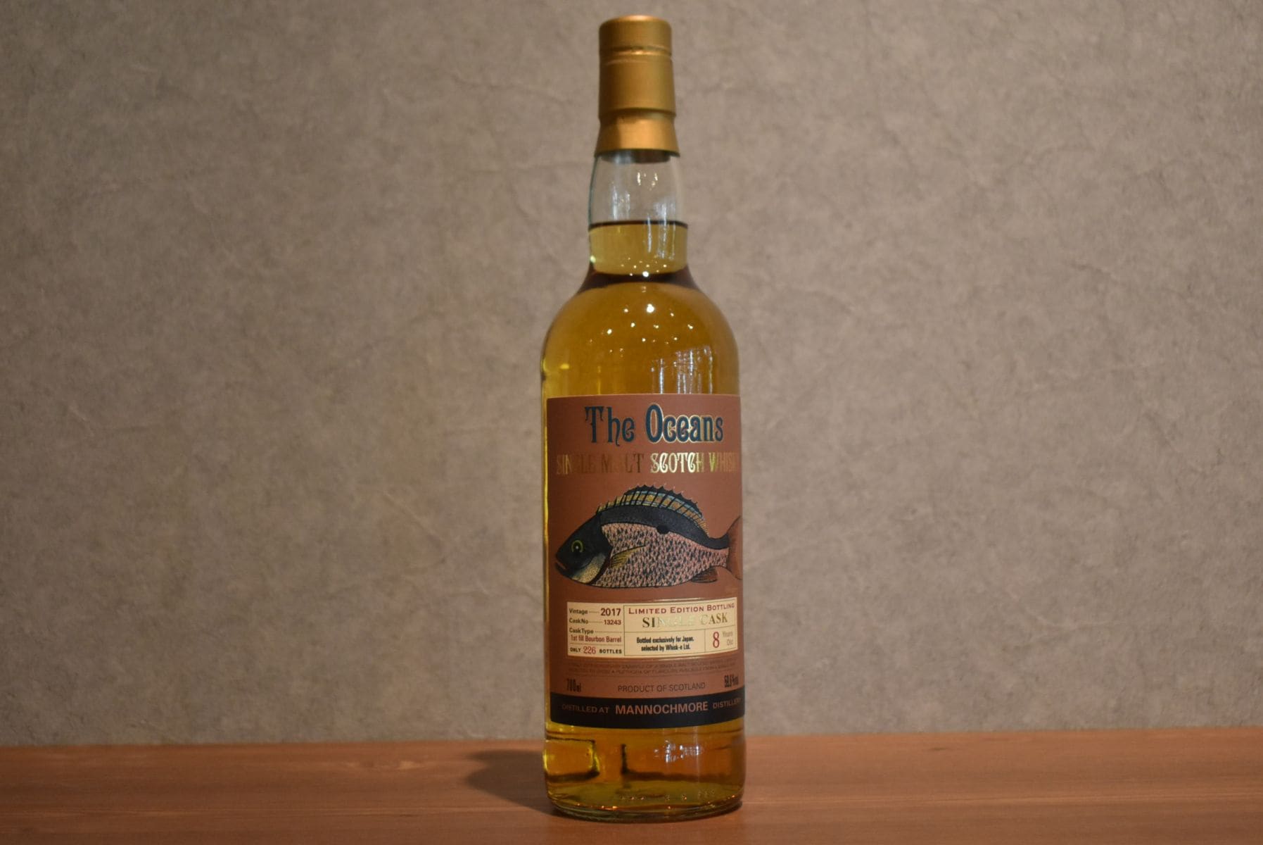 オーシャンズ マノックモア2017 バーボンバレル 正規品 59.6% 700ml