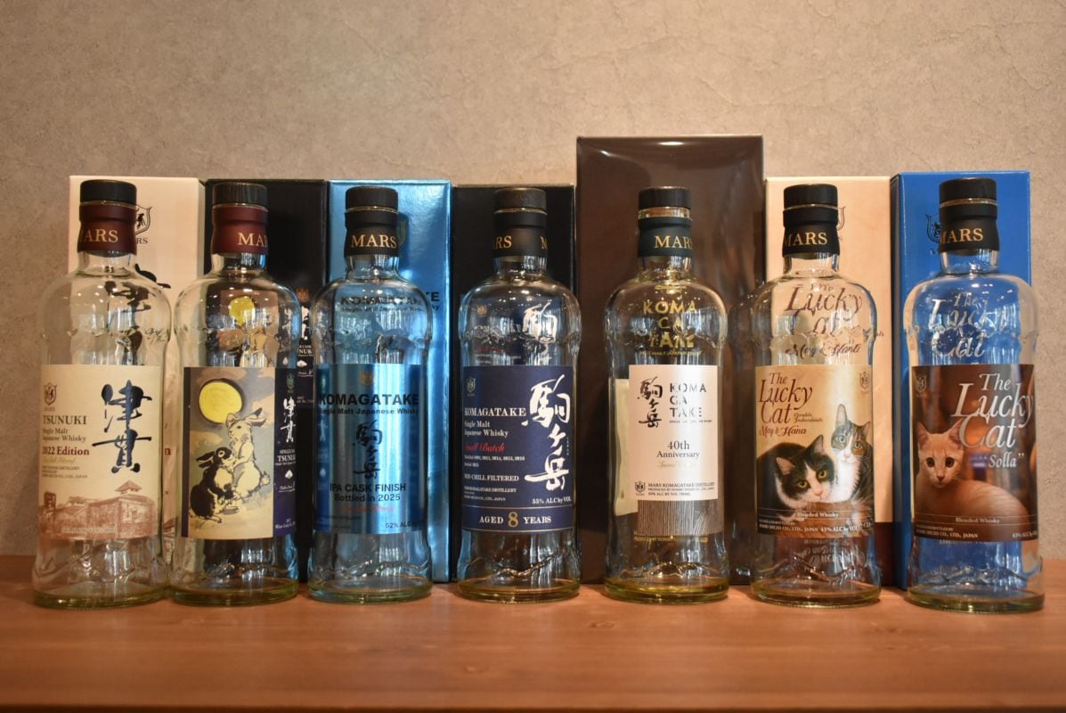 ◆ 駒ヶ岳蒸溜所＆津貫蒸溜所 小瓶各50ml 7種セット ◆