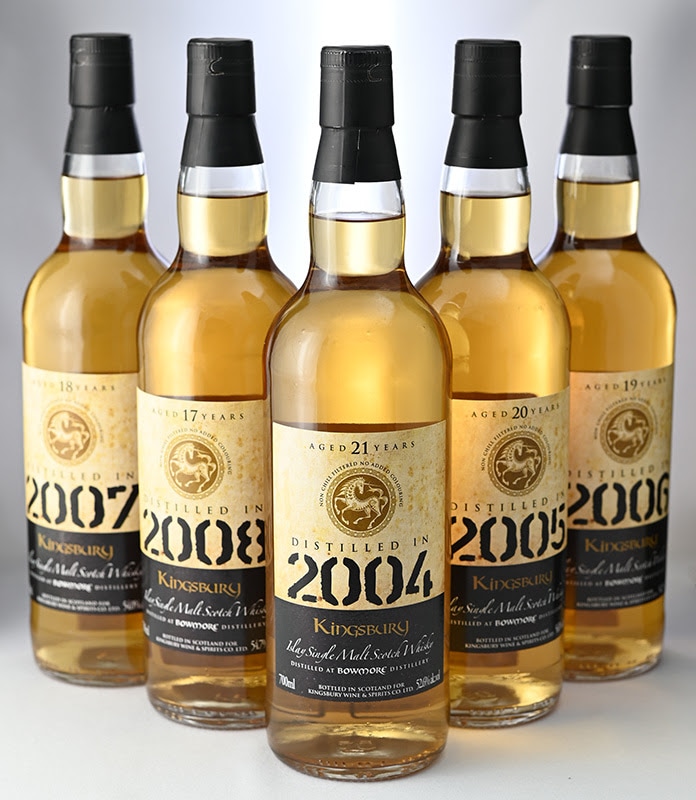 ボウモア キングスバリー ゴールド 5種類 各50ml小瓶セット｜こみや