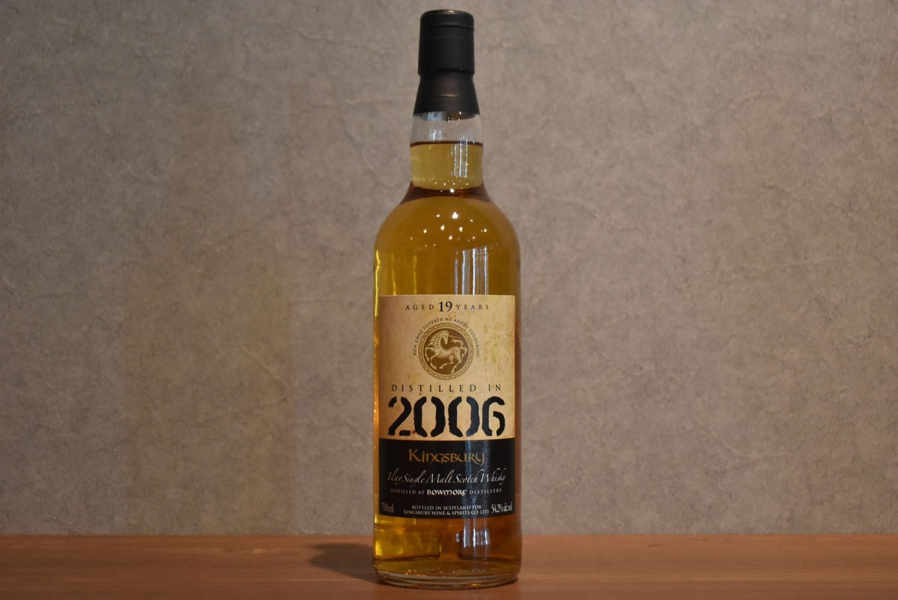 ◆ ボウモア 2006 19年 / キングスバリー ゴールド 正規品 54.2% 700ml ◆