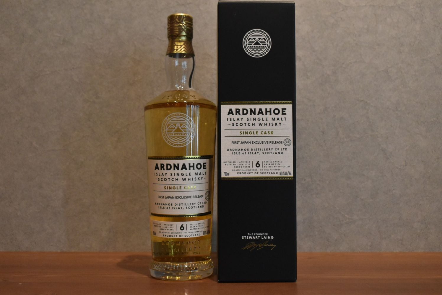 ◆ アードナッホー 2019 6年 シングルカスク FOR JIS 正規品 60.1% 700ml ◆
