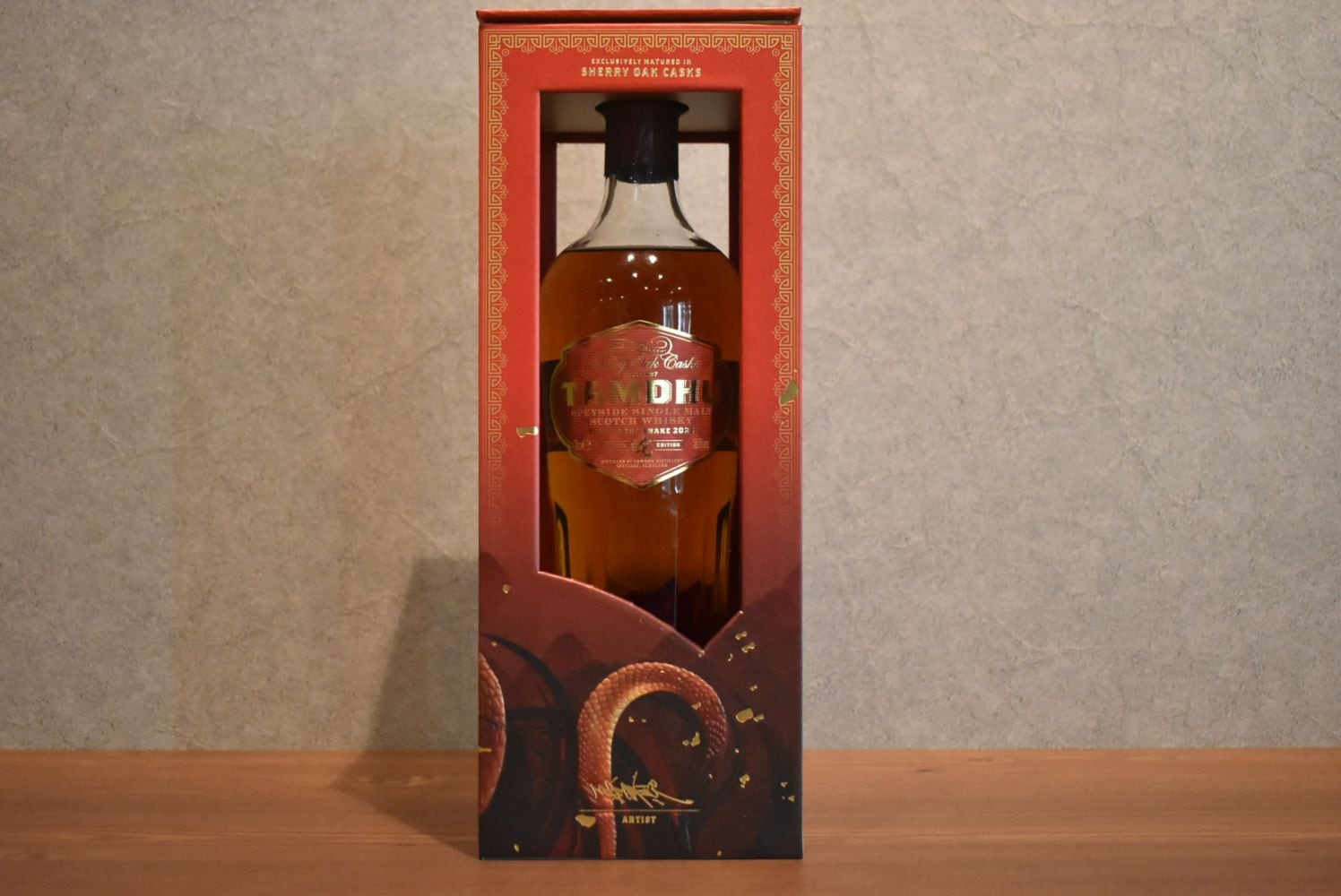 ◆ TAMDHU for CHINESE NEW YEAR  2025 “SNAKE” (蛇) EDITION 1st FILL OLOROSO SHERRY CASK 正規品 58.9% 700ml ◆