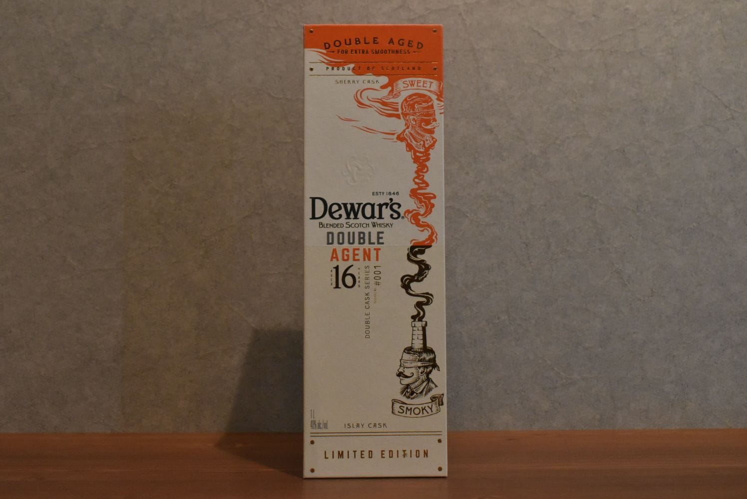 ◆ デュワーズ16年ダブルエージェント 並行品 40.0% 1L◆