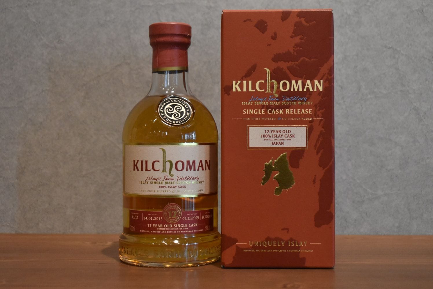 ◆ キルホーマン2013 100%アイラ バーボンバレル 正規品 54.0% 700ml ◆