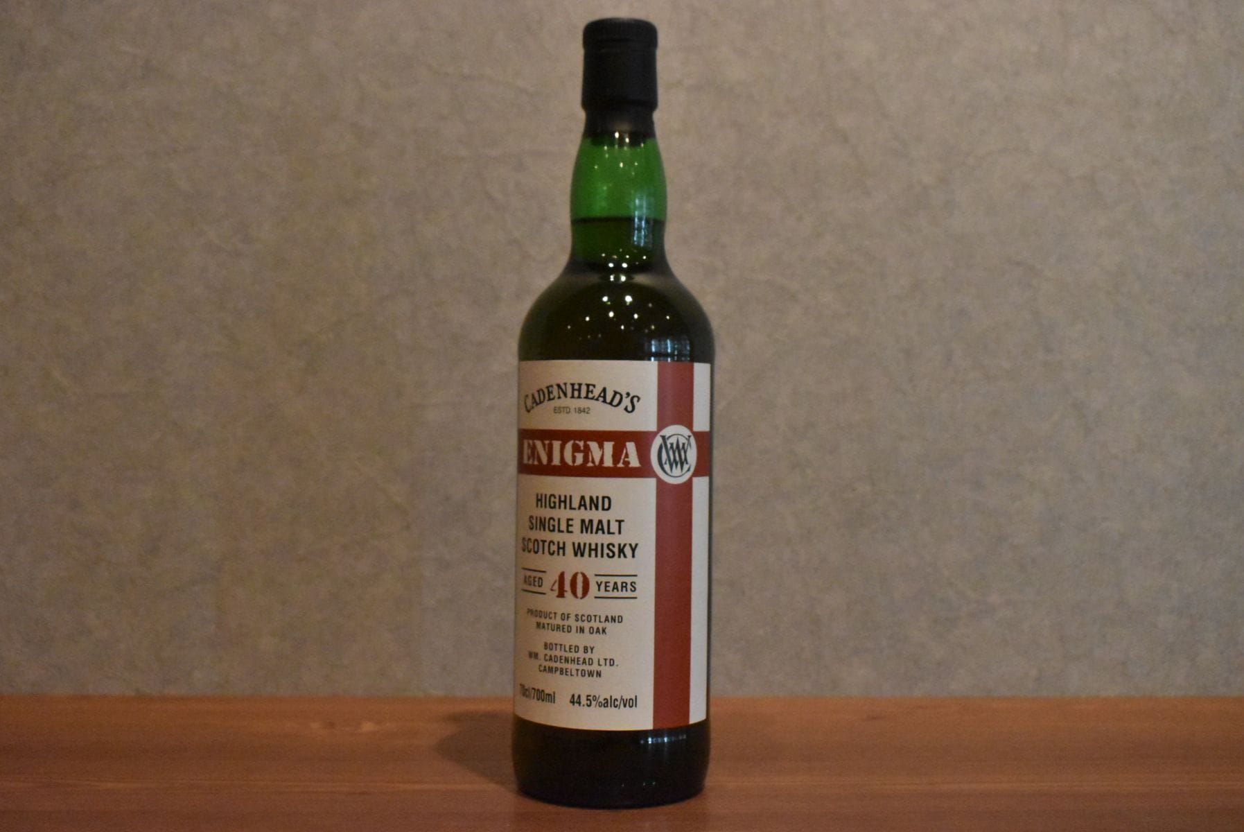 ◆ ケイデンヘッド エニグマ ハイランドシングルモルト 40年 (HIG.3.A) 正規品 44.5% 700ml ◆