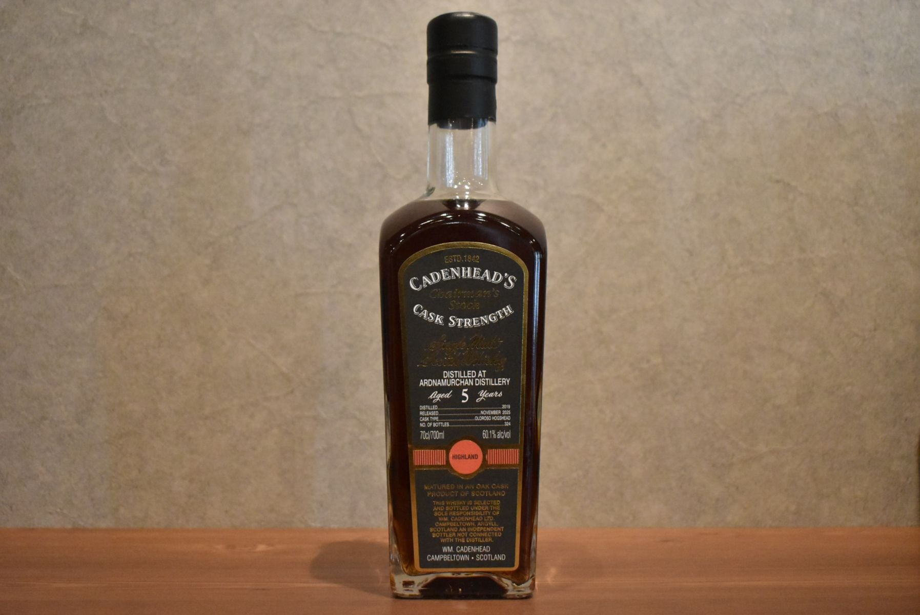 ◆ ケイデンヘッド チェアマンズストック アードナムルッカン 2019 正規品 60.1% 700ml ◆